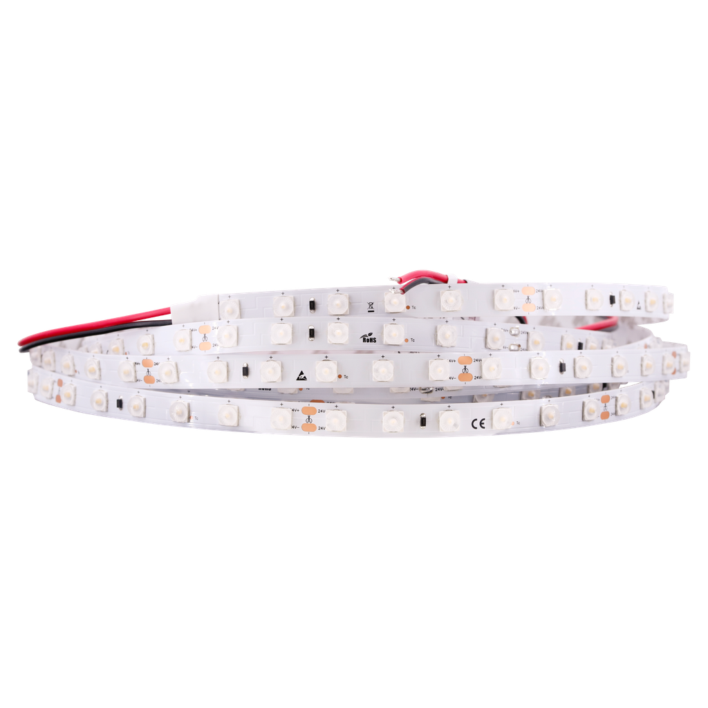 LED-Lichtband White mit Linse 160°, 24V, 10mm breit -  bis zu 20m mit einem seitlichen Kabel | für Hinterleuchtung