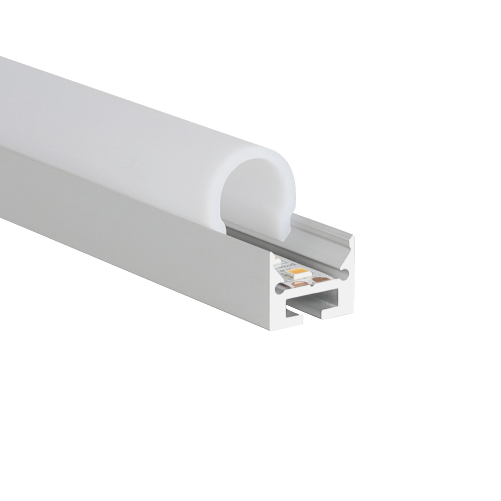 LED-Profil Aluminium S-Line Low 24, 16mm breit