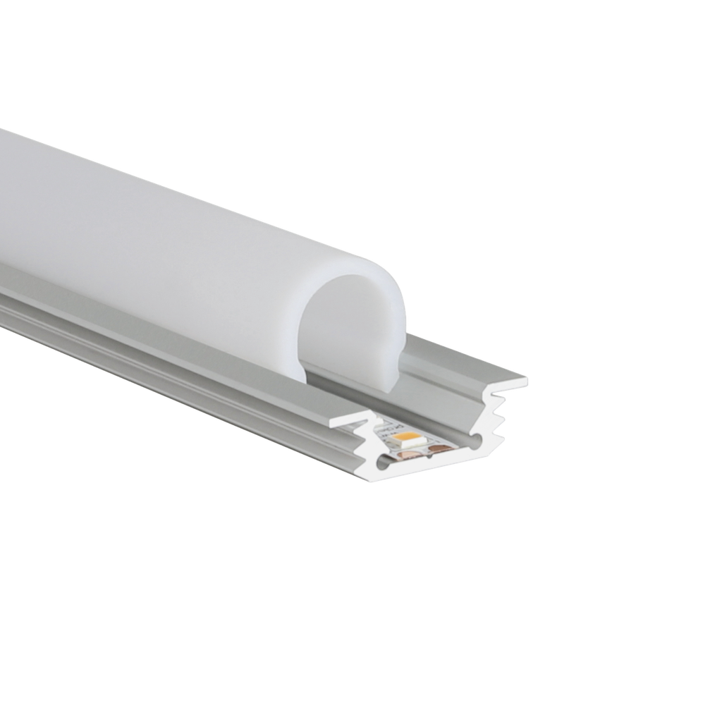 LED-Profil Aluminium S-Line Flat Rec 26mm breit