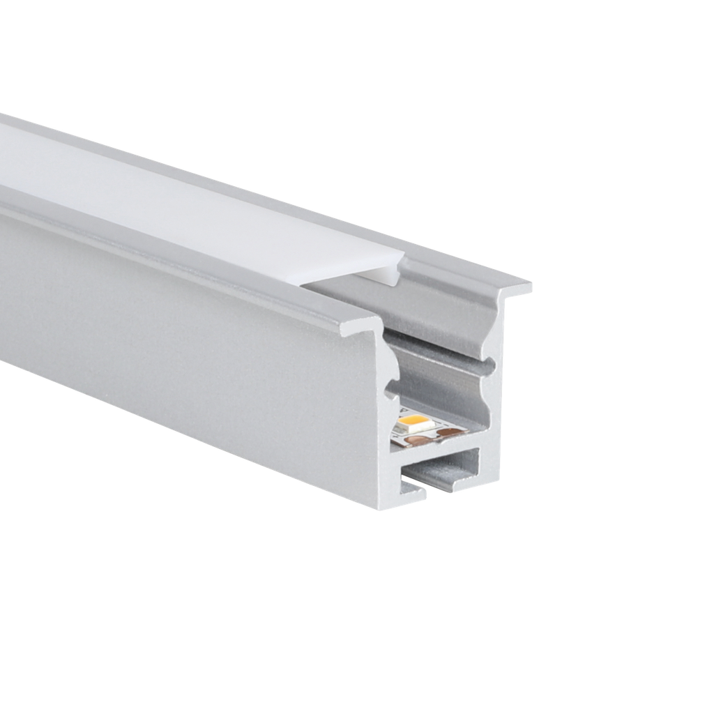 LED-Profil Aluminium S-Line Rec 24 St 16mm breit