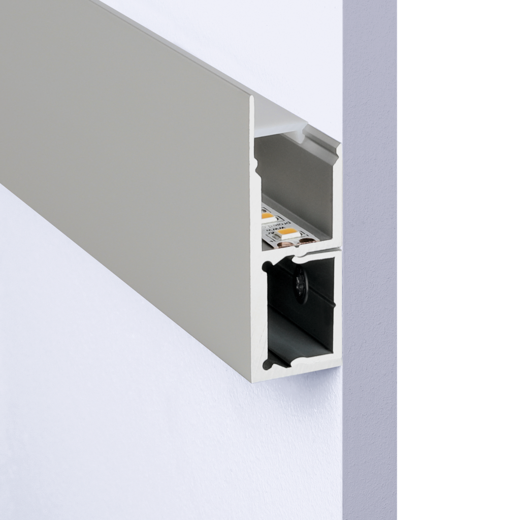 LED-Profil Aluminium S-Line Wall Square 16,3mm breit