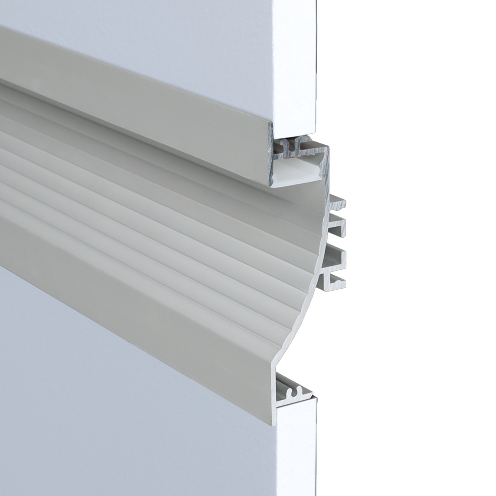 LED-Profil Aluminium S-Line Wave 23,4mm breit