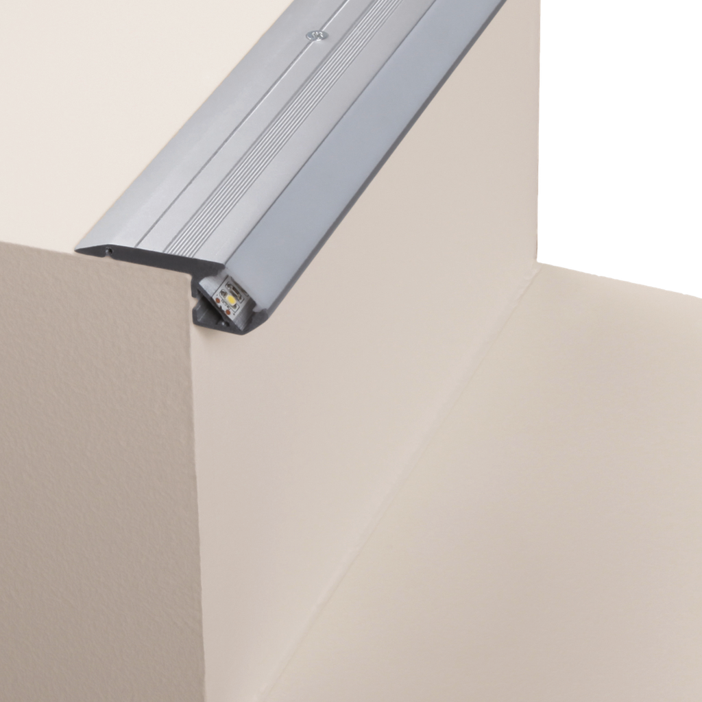 LED-Profil Aluminium S-Line Step Up 16,7mm breit
