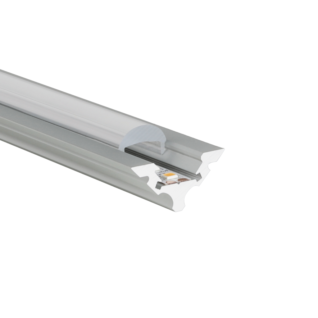 LED-Profil Aluminium S-Line Corner 15,4 mm breit