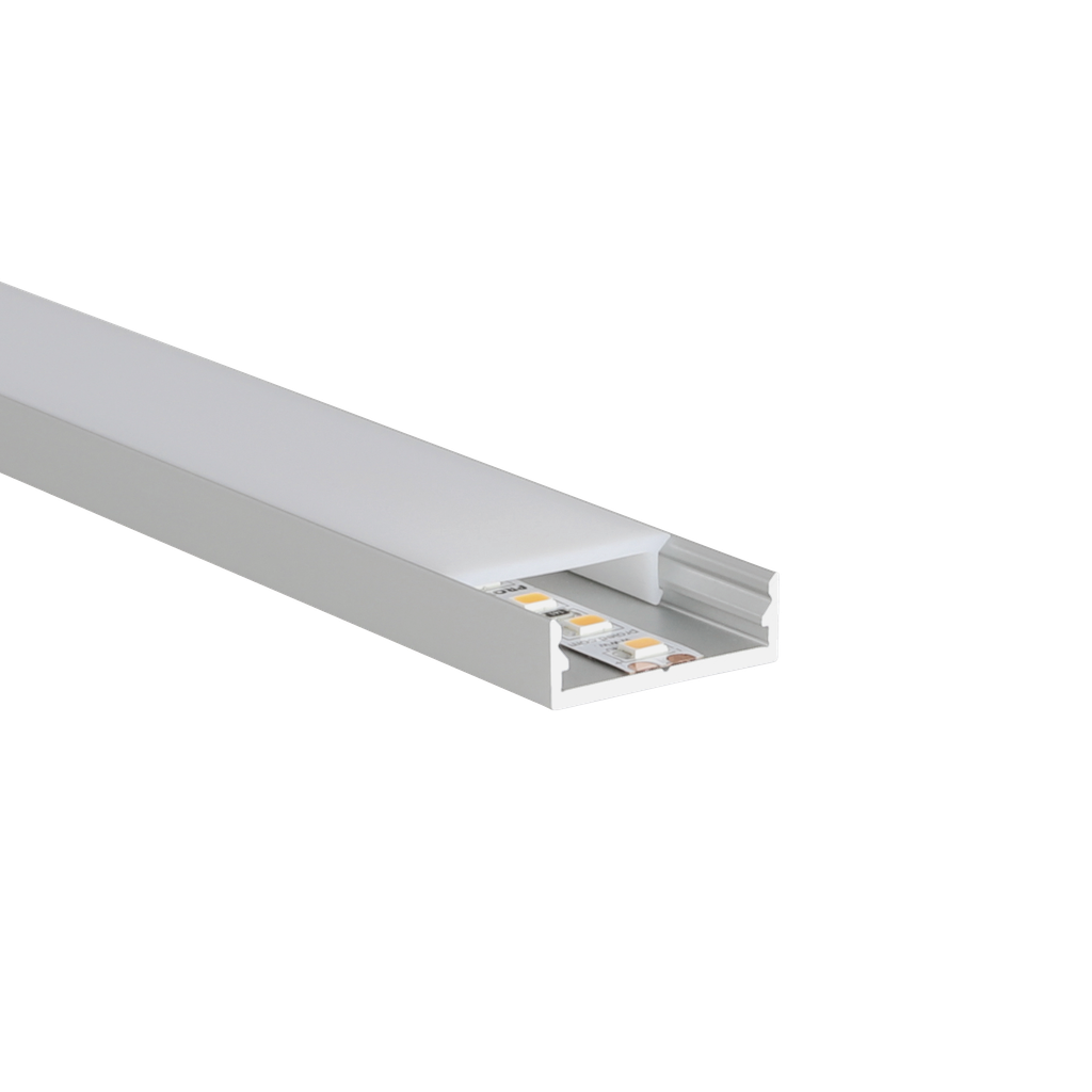 LED-Profil Aluminium M-Line Extra Low 24mm breit