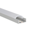 LED-Profil Aluminium M-Line Extra Low 10, 24mm breit