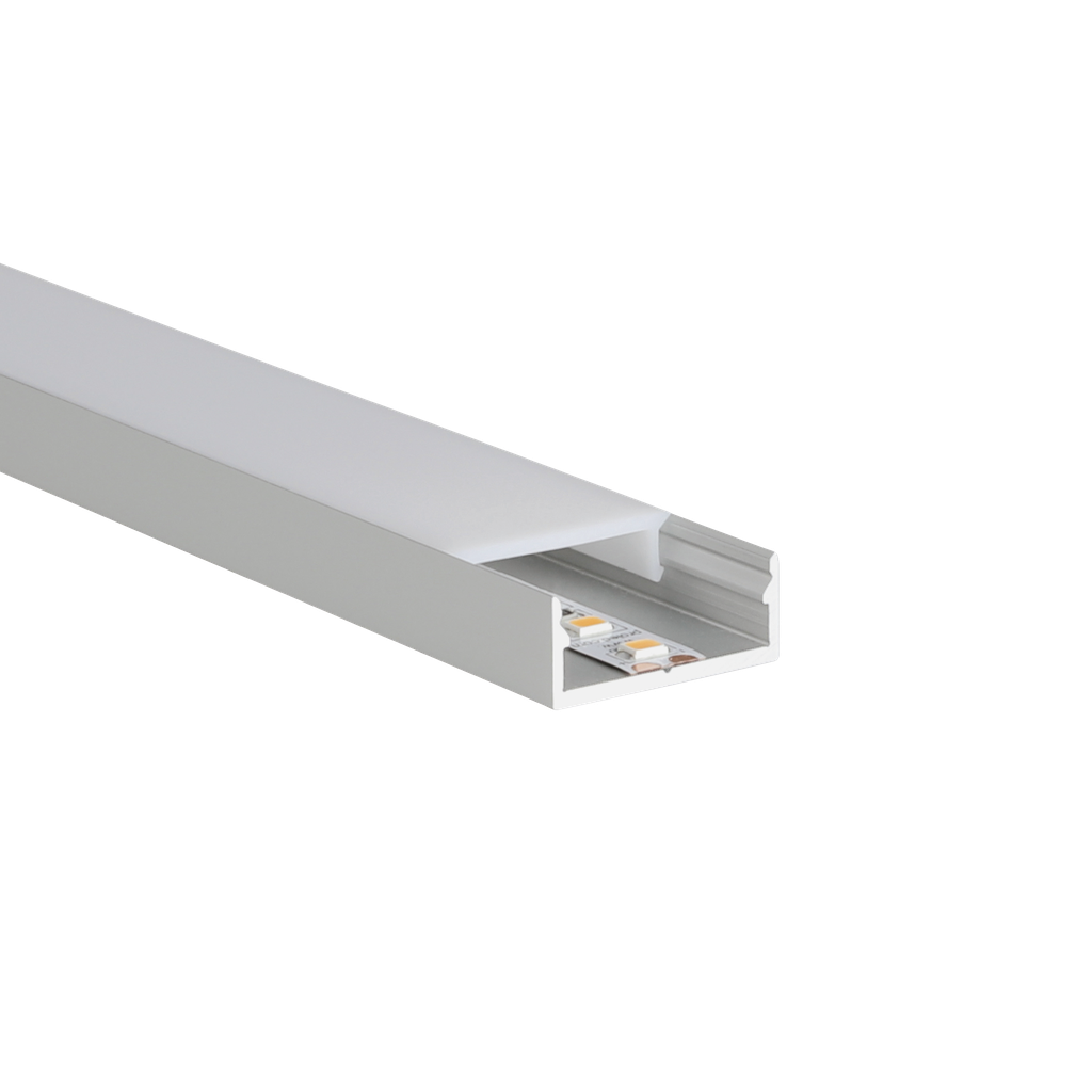 LED-Profil Aluminium M-Line Extra Low 10, 24mm breit