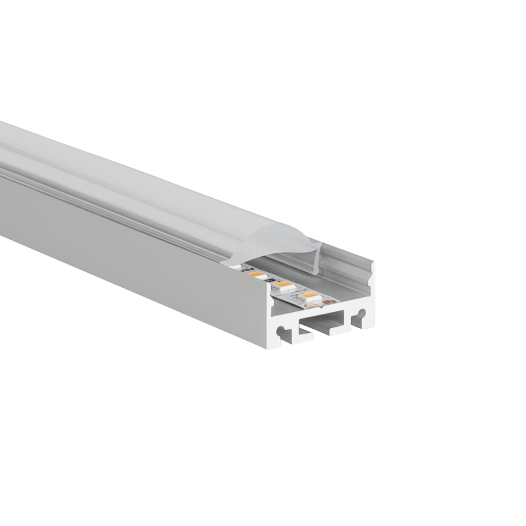 LED-Profil Aluminium M-Line Extra Low 24, 24mm breit
