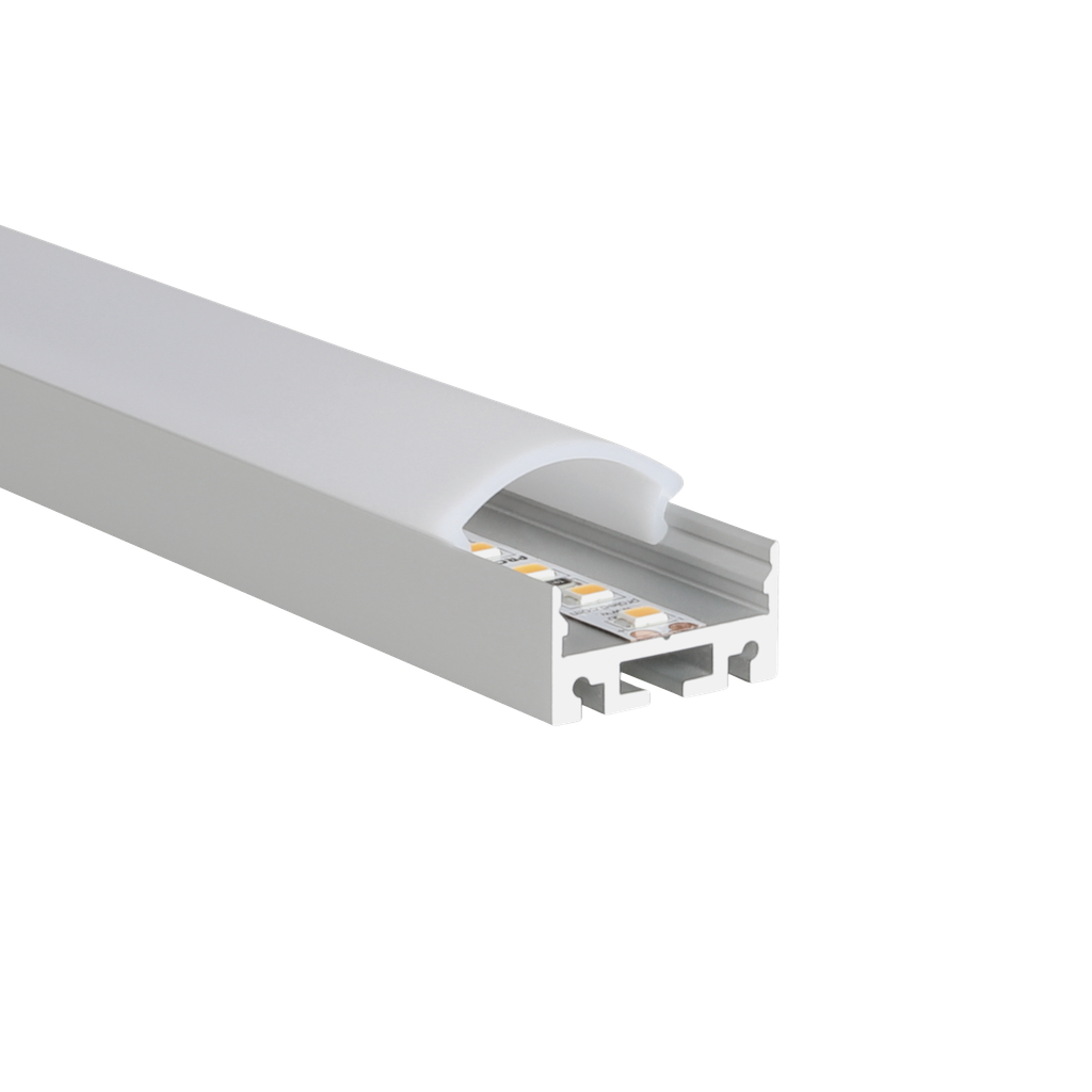 LED-Profil Aluminium M-Line Extra Low 24, 24mm breit