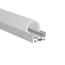 LED-Profil Aluminium M-Line Extra Low 24, 24mm breit