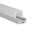 LED-Profil Aluminium M-Line Extra Low 24, 24mm breit