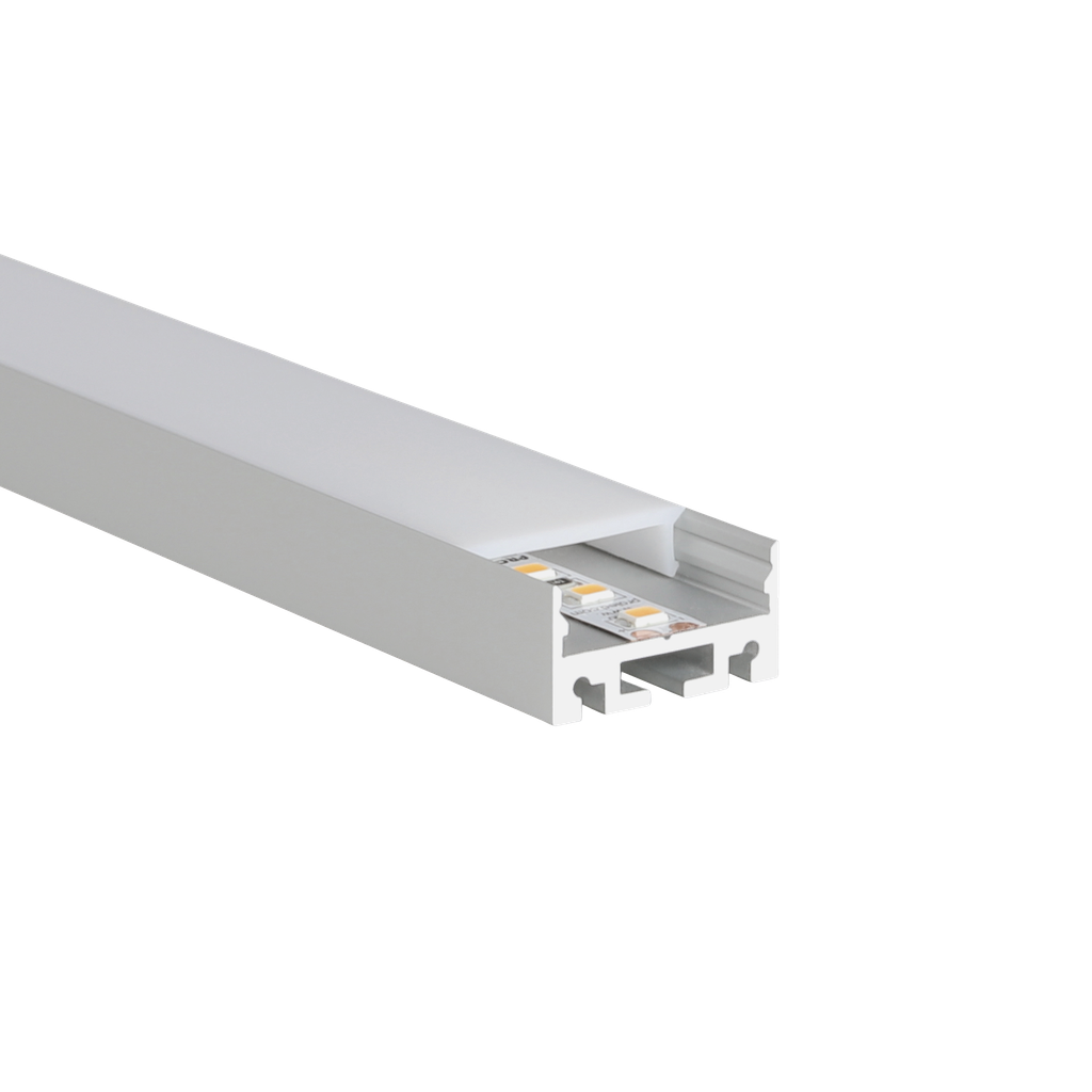 LED-Profil Aluminium M-Line Extra Low 24, 24mm breit