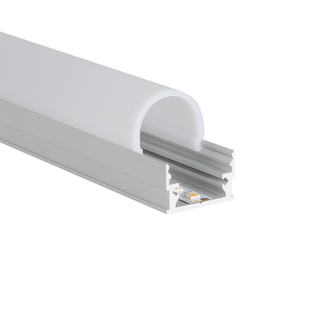 LED-Profil Aluminium M-Line Low 24mm breit