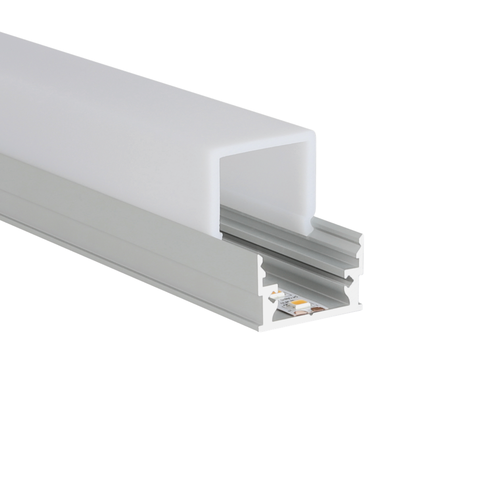 LED-Profil Aluminium M-Line Low 24mm breit