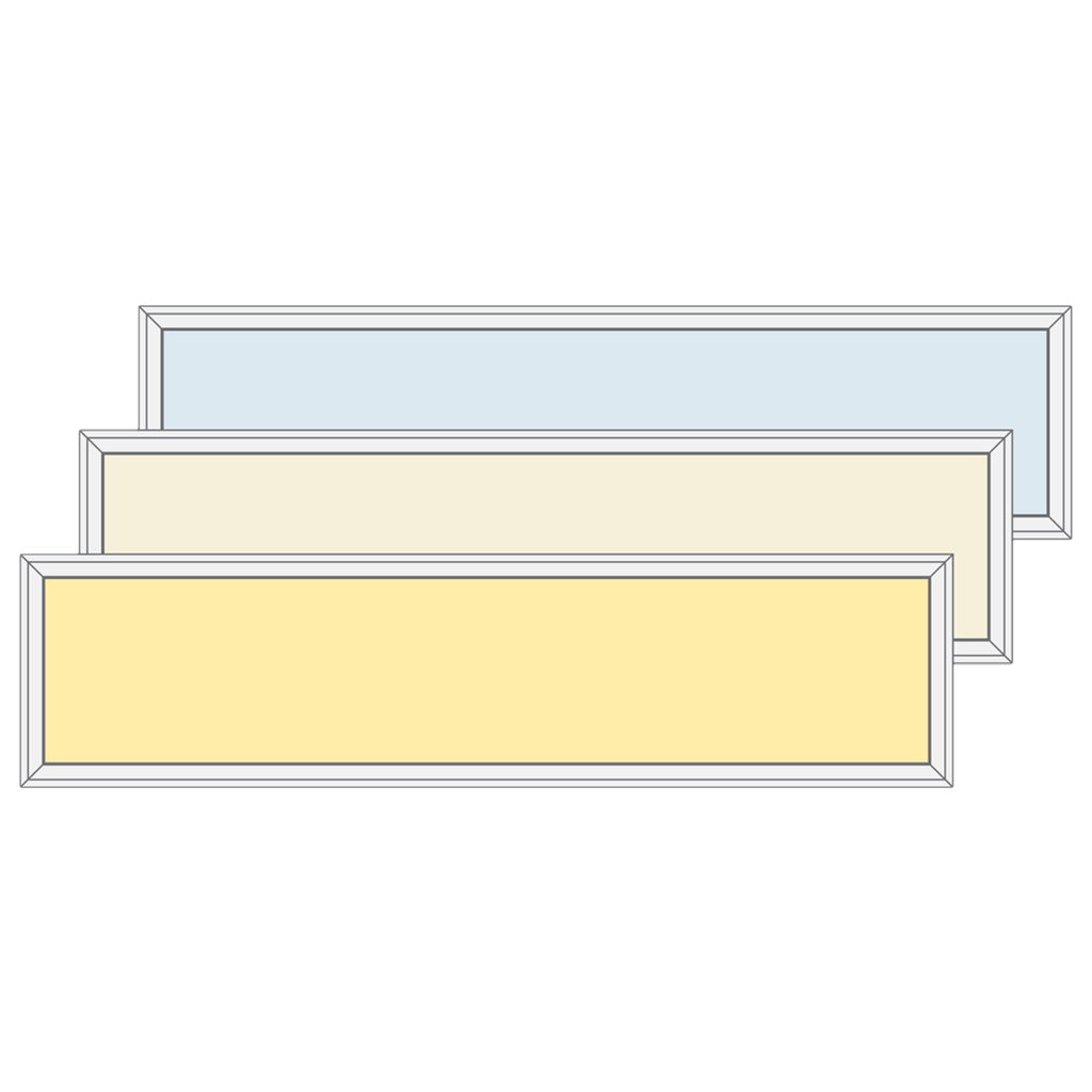 LED-Panel Pro, 295mm x 1195mm, 45W | Rahmen weiß lackiert