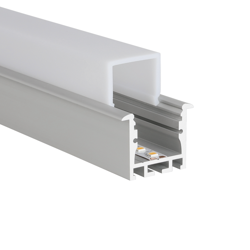 LED-Profil Aluminium M-Line Rec 24, 26mm breit