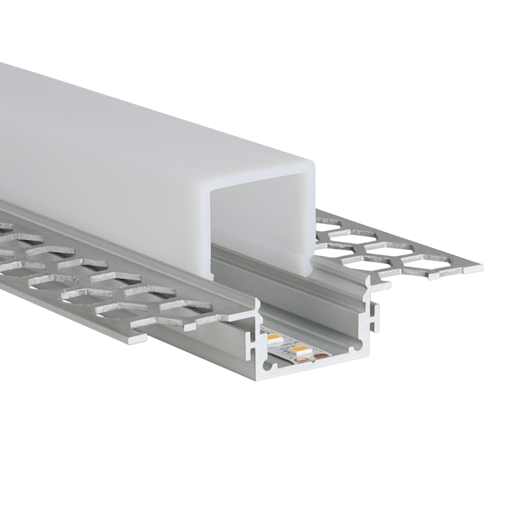 LED-Profil Aluminium M-Line Drywall Linear 24mm breit