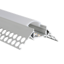 LED-Profil Aluminium M-Line Drywall Corner External 24mm breit