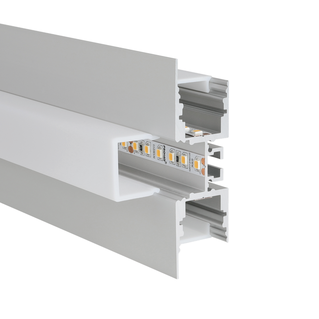 LED-Profil Aluminium M-Line 3w, 24,7mm breit