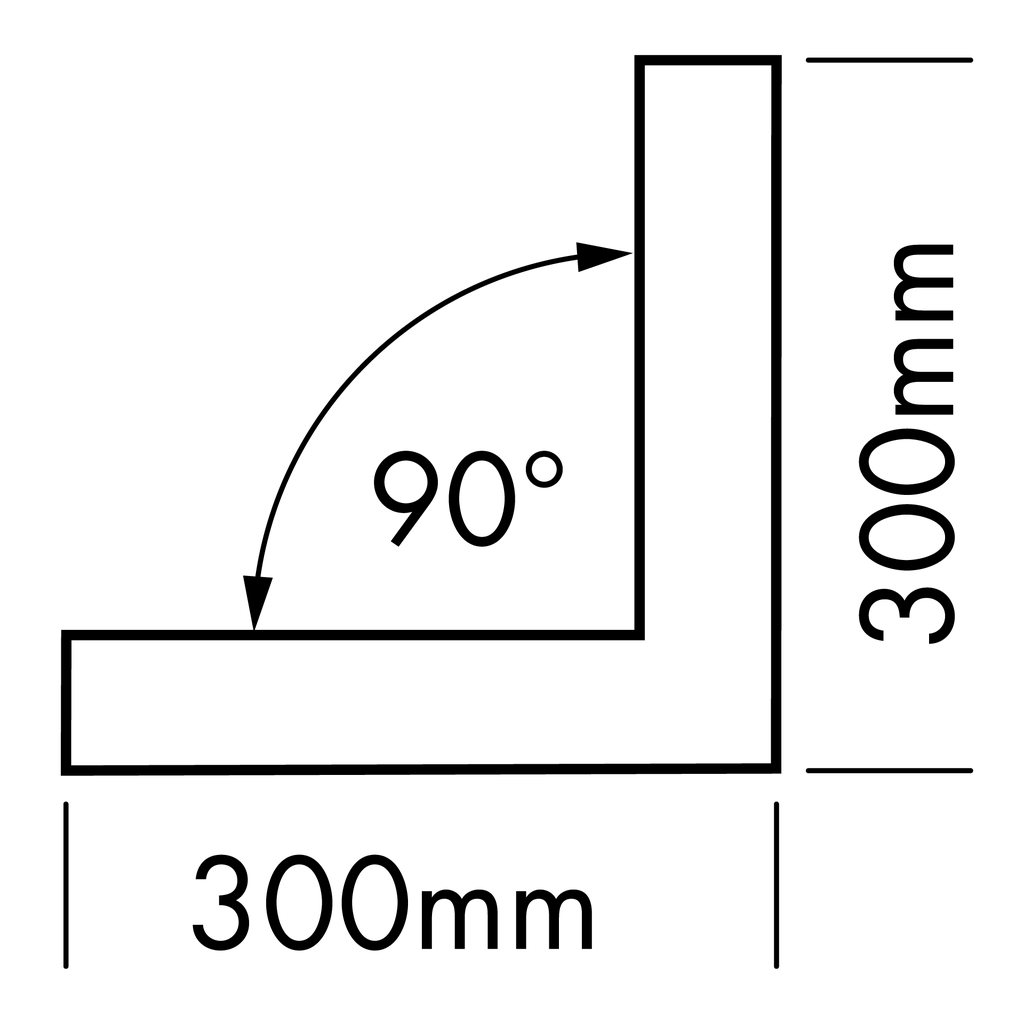 Set von zwei Diffusor-Ecken für Profilecken der Serie M-Line