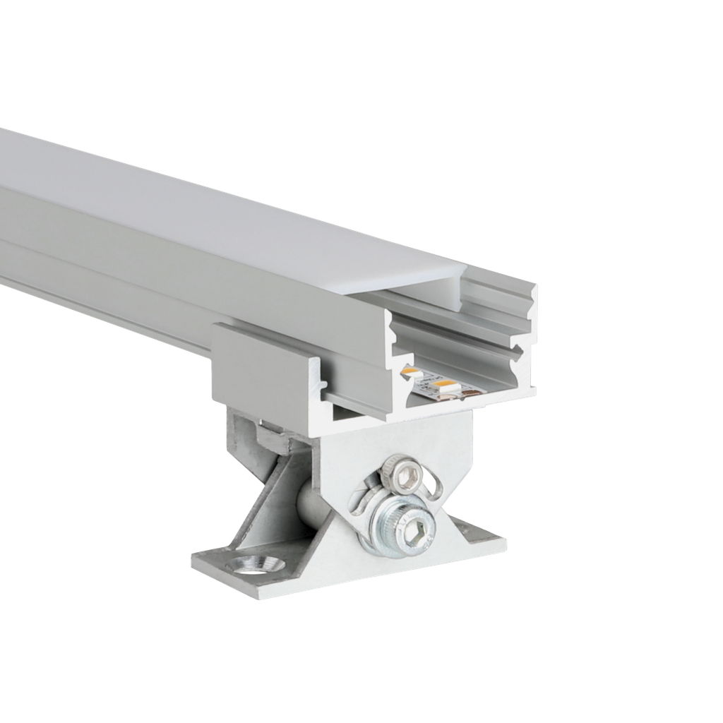 Schwenkhalter für LED-Profile der Serie M-Line, O-Line | Aluminium