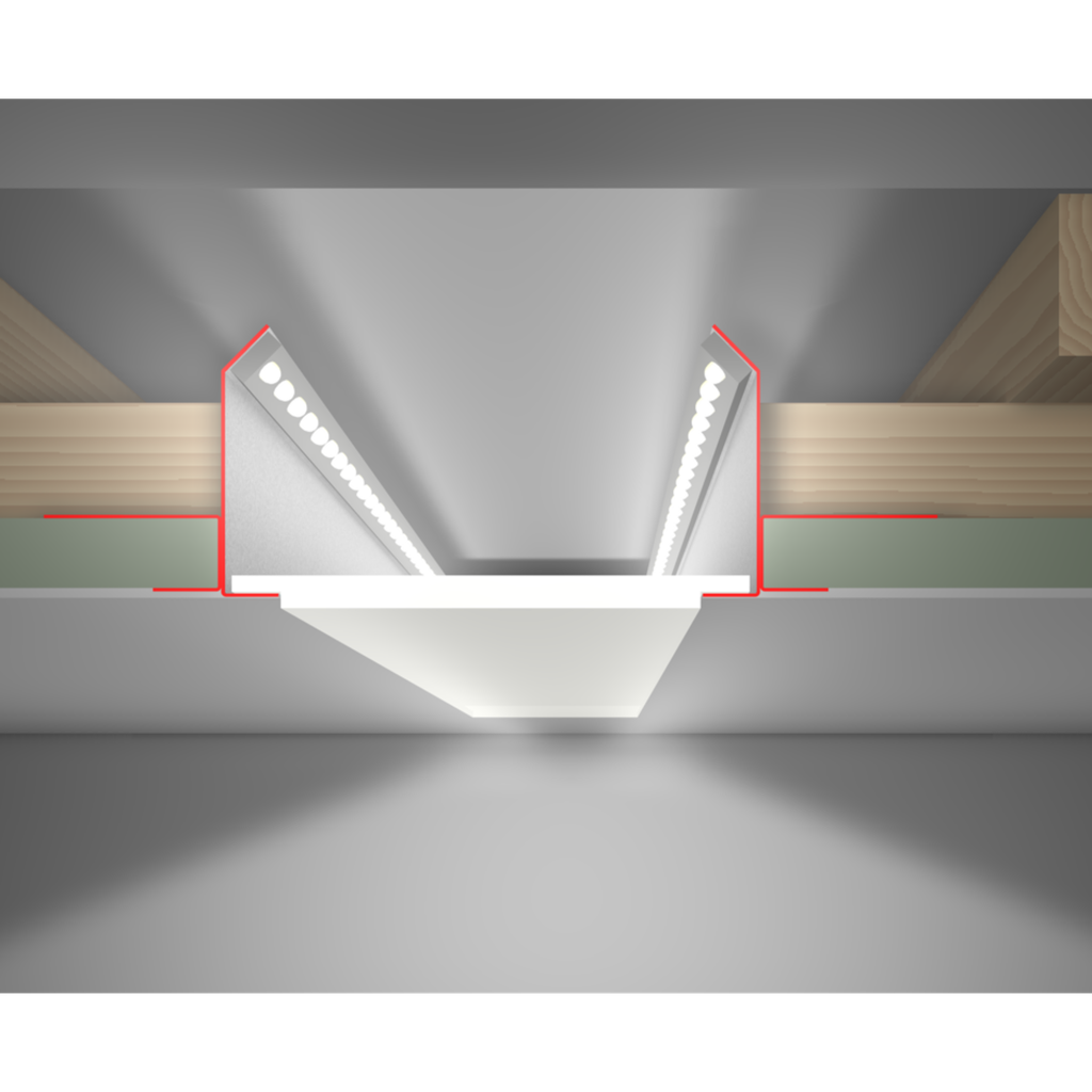 Rigips Decke LED GKL20 imprägniert - Trockenbau Decormarket