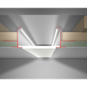 LED-Trockenbauprofil ADD , 2m lang, für konventionelle Beleuchtung in der Fläche