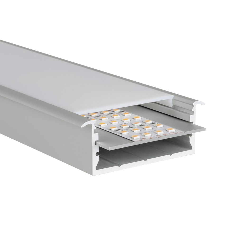 LED-Profil Aluminium L-Line Rec 60mm breit