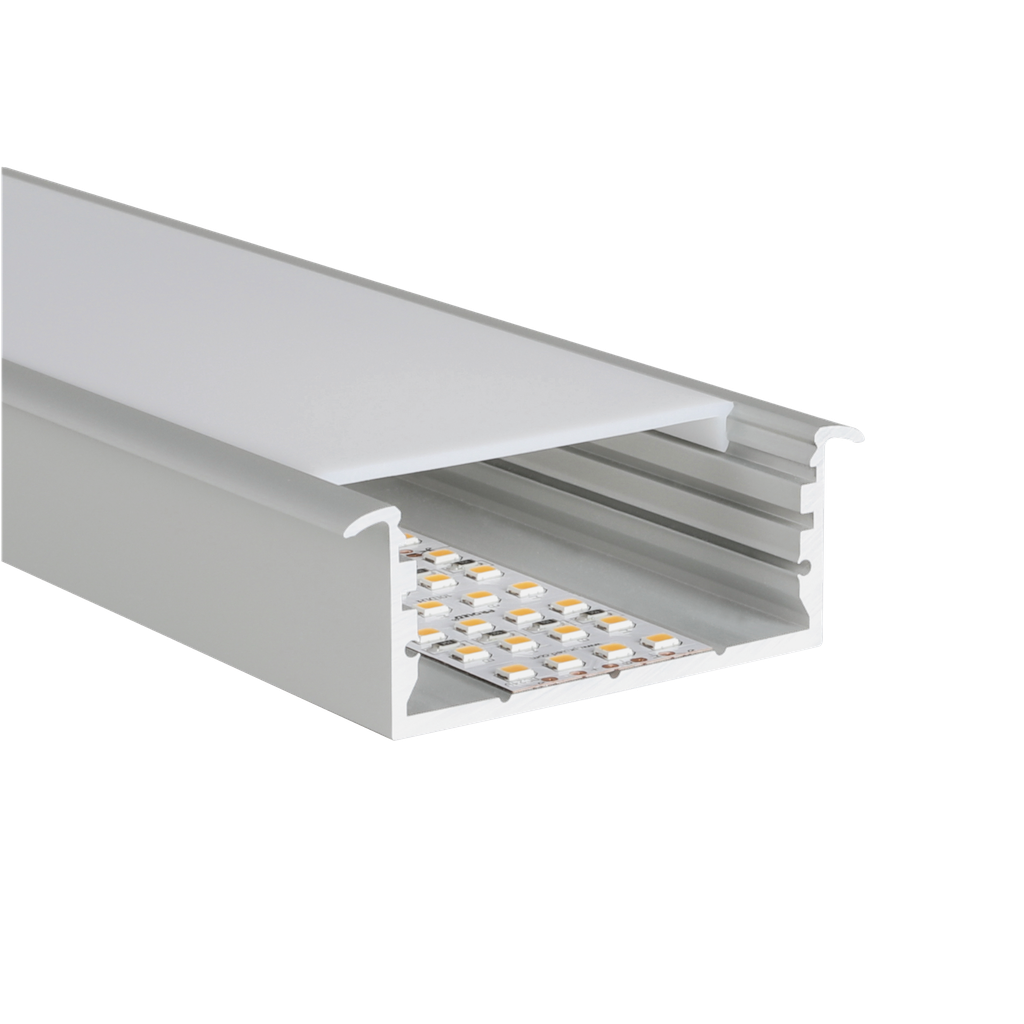 LED-Profil Aluminium L-Line Rec 60mm breit