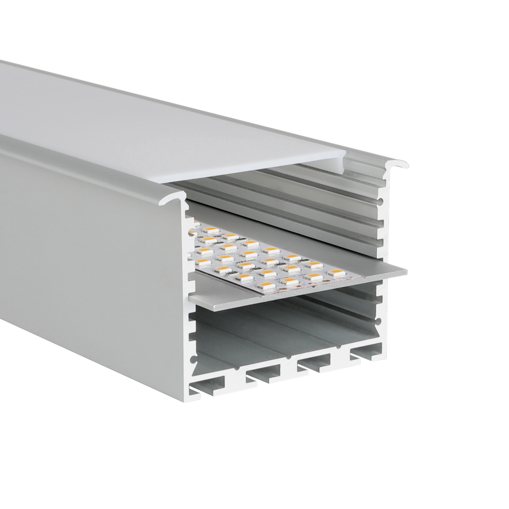LED-Profil Aluminium L-Line D Rec 24, 60mm breit