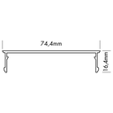 Diffusor für LED-Profil XL-Line