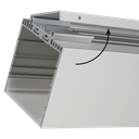 Profil für die Deckenmontage, nutzbar mit XL-Line Typ 24 | Aluminium