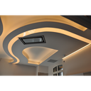 LED-Trockenbauprofil ADP Flex, 2m lang, für Rundungen ohne Sichtschenkel für freie Flächen-/Lichtbandgestaltung