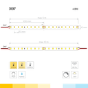 LED-Lichtband White Eta 90, 24V, 4,8W, 10mm breit - hoch effizient
