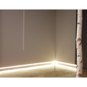 Aluprofil für Fußboden-Sockelleisten, 2m lang | Aluminium