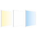 LED-Panel 620 x 620 Color &amp; Ambience 3000K-6000K, 40W, 3200 Lumen, Ra &gt; 80 | Rahmen weiß