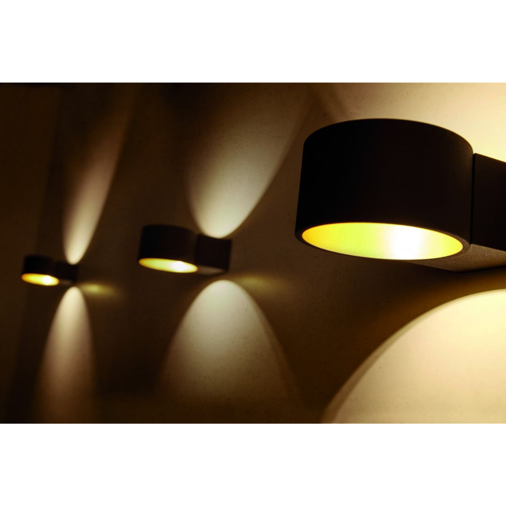 Wandanbauleuchte LACAPO, LED 5W, 3000K | Schwarz/Gold