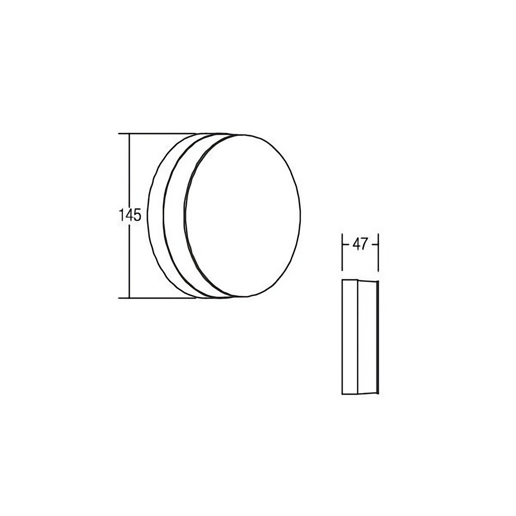 LED-Wandanbauleuchte, 3000K