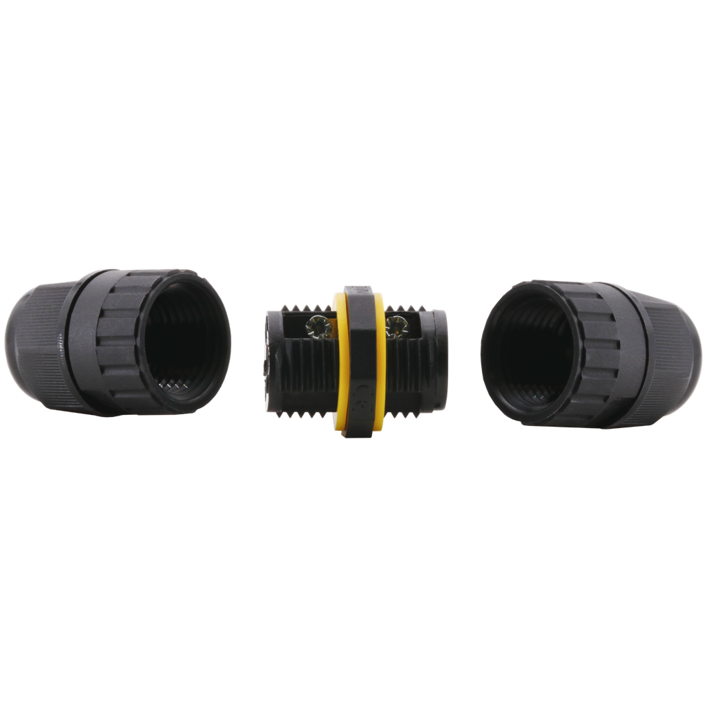 Wasserdichter Stecker, 2-polig zur Verdrahtung von LED-Lichtband 'Single Color', IP68