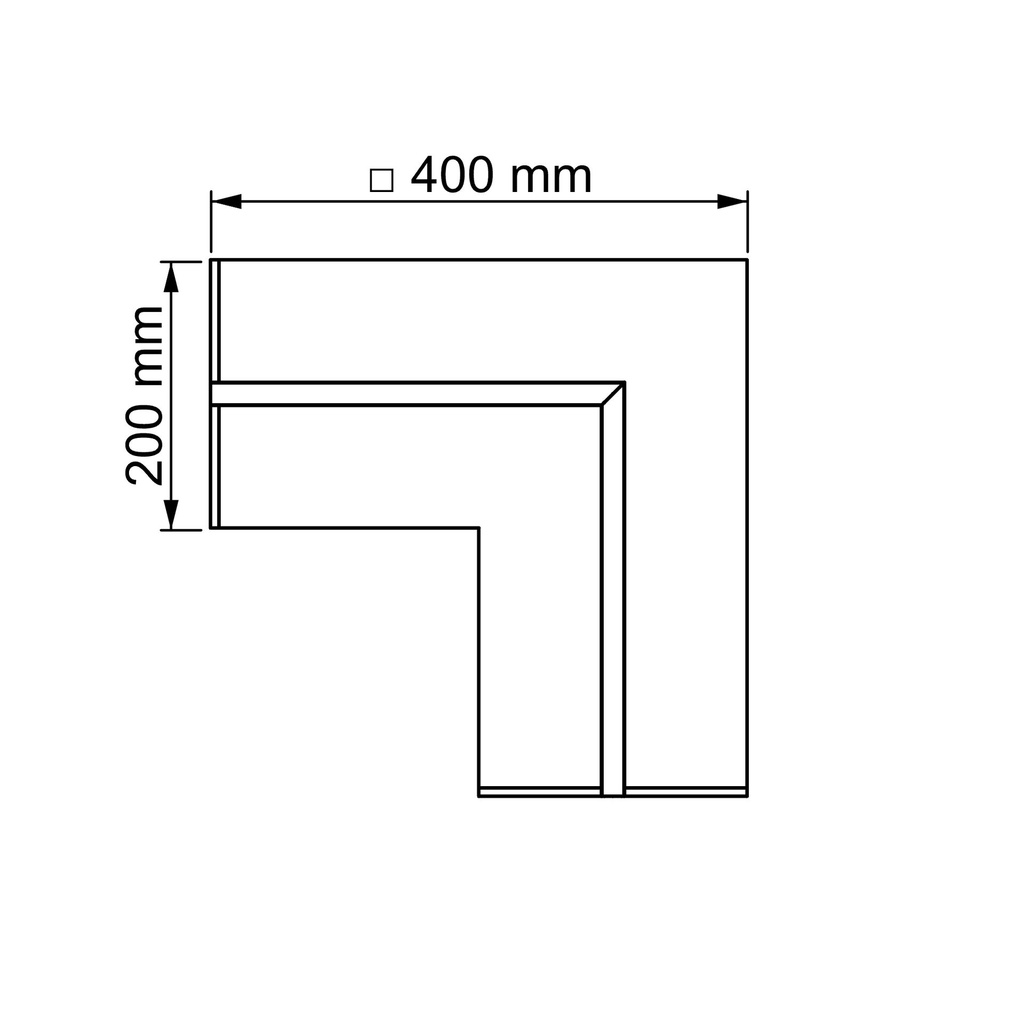 Skizze Ecke 1 (1 läufig)