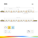 LED-Lichtband Color & Ambience Pro, Ra90+, 24V, 8W/m, 12mm | RGB & CCT zweireihig