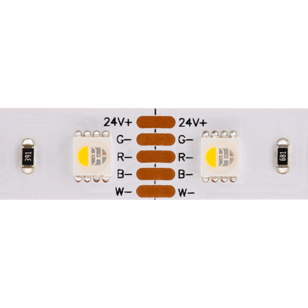 LED-Lichtband Color & White, 24V, 12mm breit - RGBW (4in1)