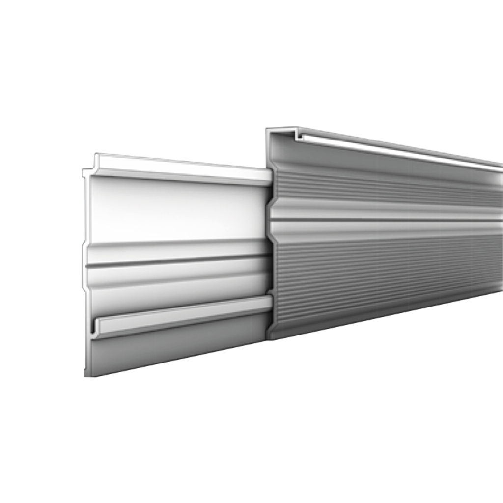 Aluminum profile for floor skirting, 2m long | aluminum
