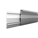 Holding profile for floor skirting profile, 2m long | aluminum