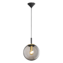 Pendant lamp Dini, 40W, IP20 | smoked glass black