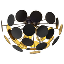 Ceiling light Discalgo, E14 | black/gold