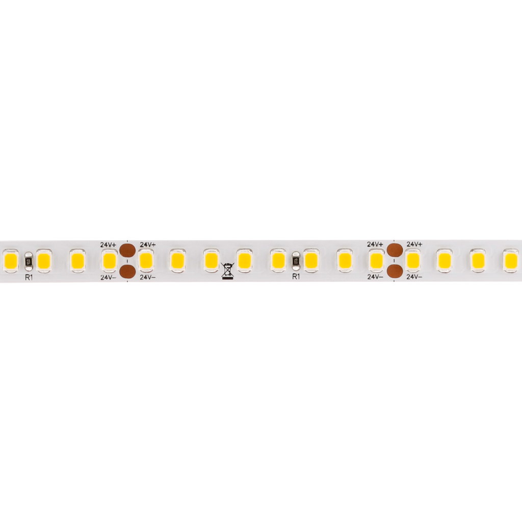 LED light strip White Eta 160, 9,6W/m, 8mm wide, 24V - high efficient