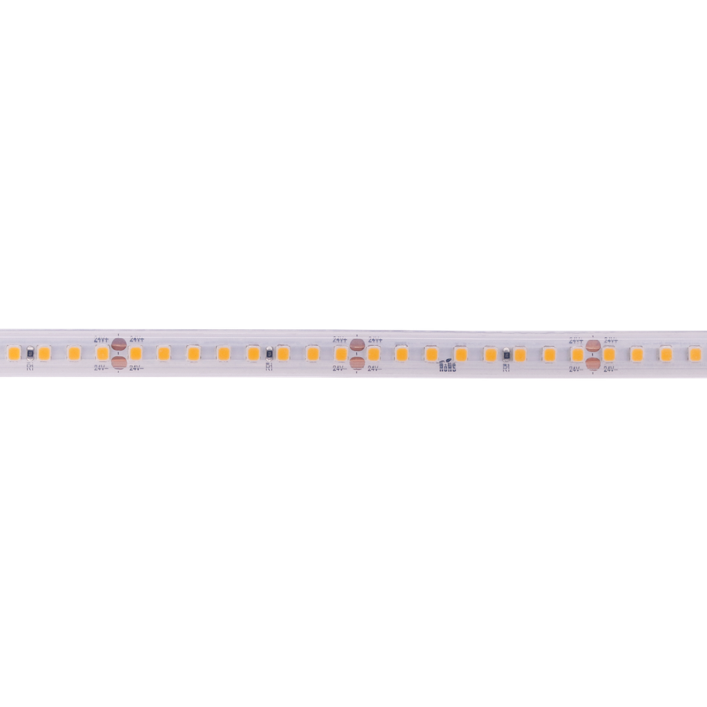 LED strip light White Eta 160, 9.6W/m, 8mm/10mm (with IP67), 24V - high efficiency
