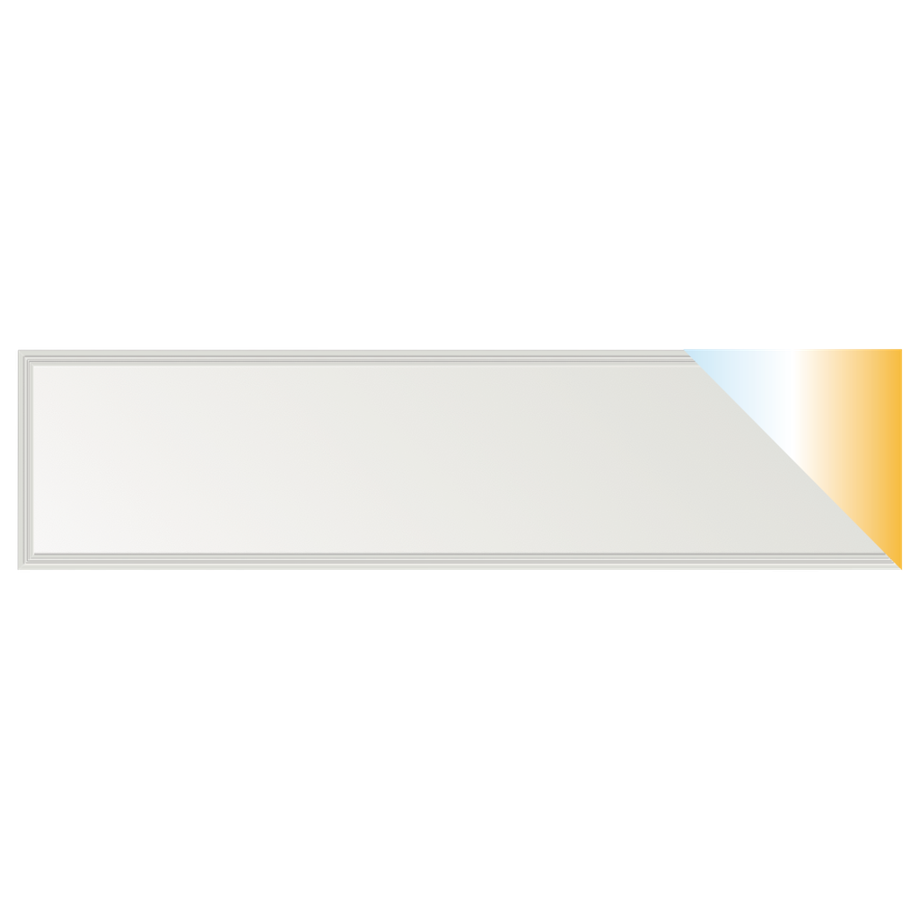 LED panel 295 x 1195 Ergo Ambience 3000K-6000K, 40W, 3600 lumen, Ra > 90 | frame white