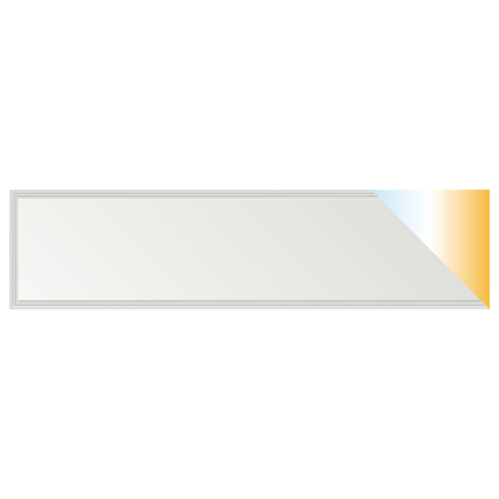 LED-Panel 295 x 1195 Ergo Ambience 3000K-6000K, 40W, 3600 Lumen, Ra &gt; 90 | Rahmen weiß